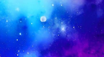Space background. Realistic starry night. Cosmos and shining stars. Milky way and stardust. Color galaxy with nebula. Magic Infinite universe. photo