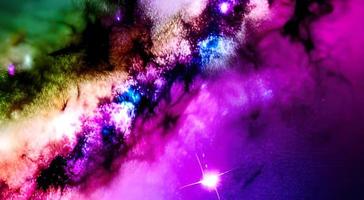 Beautiful colored space with stars. High quality photo