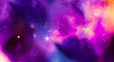 Space background. Realistic starry night. Cosmos and shining stars. Milky way and stardust. Color galaxy with nebula. Magic Infinite universe. photo