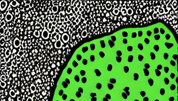 Close-up of virus cells or bacteria on light background photo