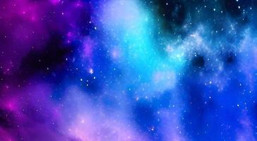 Beautiful colored space with stars. High quality photo