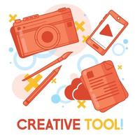 Everyday Objects creative tool vector