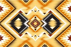 diseño de fondo de patrón geométrico étnico tradicional para fondos alfombra papel pintado ropa envolver tela bordado sin costuras estilo vector ilustración
