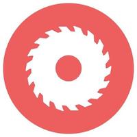 Chainsaw wheel  Which Can Easily Modify Or Edit vector