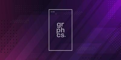 Modern abstract dark violet lavender purple with lines gradient background. simple pattern for display ad website template wallpaper poster tech etc. Eps10 vector