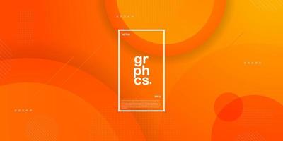 abstract orange background with simple lines.colorful orange design. bright and modern with shadow 3d concept. eps10 vector