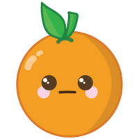 orange frukt med grön blad på transparent bakgrund png