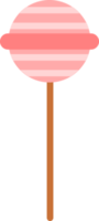 Symbol für süße Süßigkeiten. Kandiszucker-Clipart png