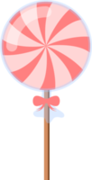 Symbol für süße Süßigkeiten. Kandiszucker-Clipart png