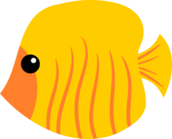 Cute cartoon fish png