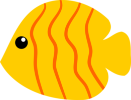 Cute cartoon fish png