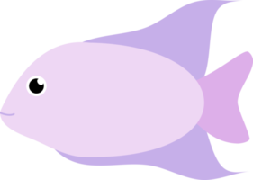 söt tecknad fisk png