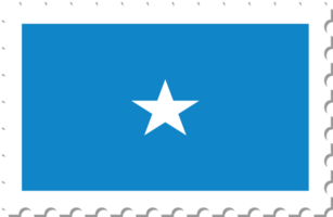 sello postal de la bandera de somalia. png