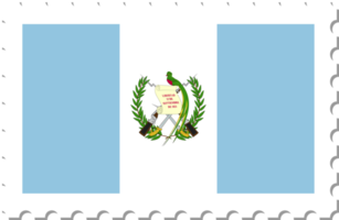 selo postal da bandeira da guatemala. png