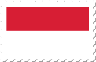 Monaco flag postage stamp. png