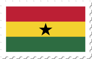 ghana flag briefmarke. png