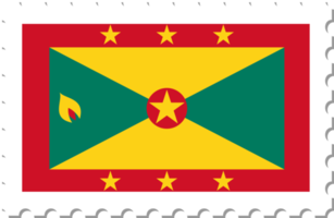 Grenada vlag port stempel. png