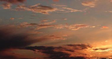 Multicolored sky with red color during sunset photo