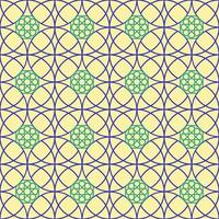 Abstract seamless patterns in Islamic style. vector