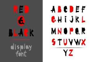 Trendy realistic torn paper art alphabet set on white background. vector