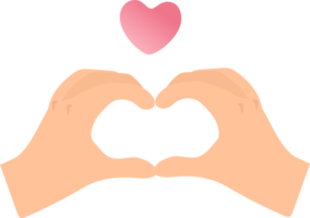 Hand Heart Emoji png