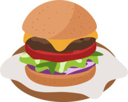 Hamburger restaurant menu png