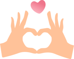 Hand Heart Emoji png