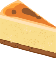 Tea time elements. cheese cake. png