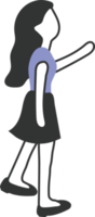 ung lady ikon png