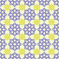 Abstract seamless patterns in Islamic style. vector