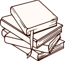 Book Hand Drawn Sketch png