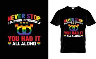 diseño de camisetas de pago gay, eslogan de camisetas de pago gay y diseño de ropa, tipografía de pago gay, vector de pago gay, ilustración de pago gay