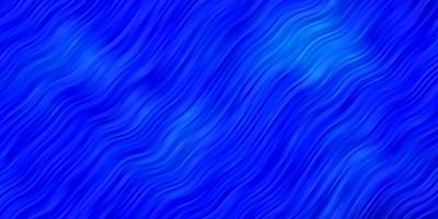 Light BLUE vector background with curved lines.