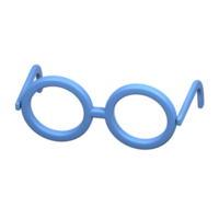 ilustração de ícone de óculos 3D png