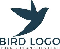 concepto de logotipo de vector de pájaro.