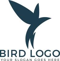 Bird vector logo design.