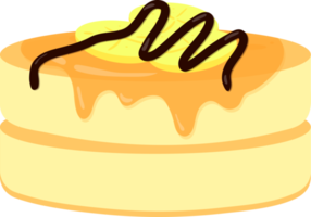 pancake Banana cioccolato png