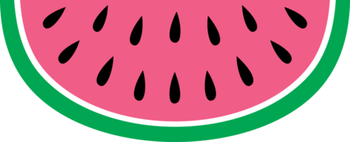 ilustração de fatia de melancia png