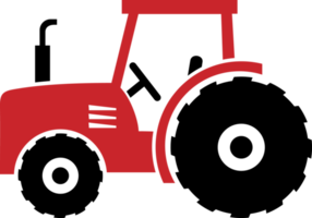 ilustración de color de tractor png