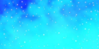 Light BLUE vector layout with bright stars.