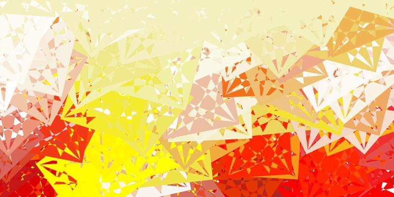 Light Orange vector layout with triangle forms.