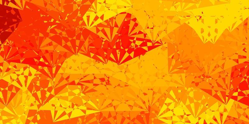 Light Orange vector template with abstract forms.