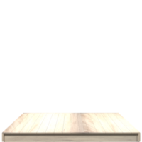 Wood board 3d render isolated png