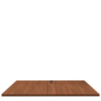 tablero de madera 3d render aislado png