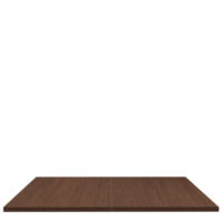 tablero de madera 3d render aislado png