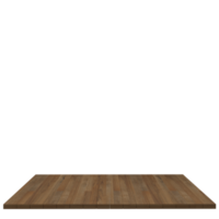 tablero de madera 3d render aislado png