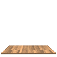 Holzplatte 3D-Render isoliert png