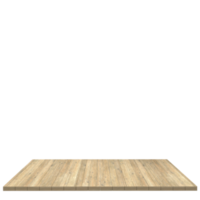 Holzplatte 3D-Render isoliert png