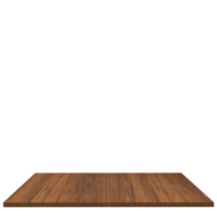 Holzplatte 3D-Render isoliert png