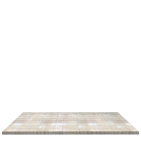 Holzplatte 3D-Render isoliert png